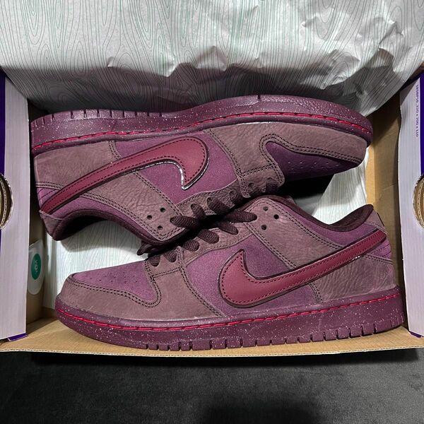 Nike SB Dunk Low PRM City of Love Burgundy 27センチ