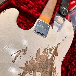 【GW値引き】Fender Custom Shop 1961 Jazz Bass Heavy Relic (Aged Olympic White) 2019年製の画像5