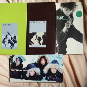 GLAY　誘惑　winter,again SOUL LOVE ここではないどこかへ　8cm シングル　セット