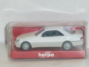 ☆1/87 herpa Mercedes-Benz 600SEC 白