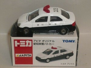 トミカ アピタオリジナル 愛知県警 パトカー　トヨタプリウス