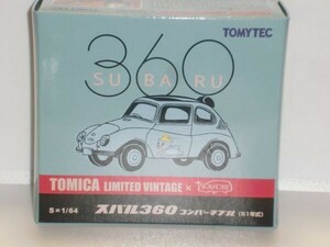 1/64 TOMICA LIMITED VINTAGE x[#スバコミ] スバル 360 コンバーチブル(61年式)