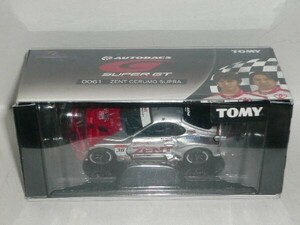 TOMICA LIMITED AUTOBACS SUPER GT 2005 SERIES 61 ZENT CERUMO SUPRA No.38 赤/銀