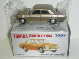 TOMICA LIMITED VINTAGE LV-03f トヨペット クラウン 金