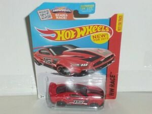 ◇HotWheels 右下154 CUSTOM '15 FORD MUSTANG 赤