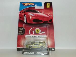 △HotWheels FERRARI-RACER 355 CHALLENGE 黄緑