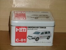 [未開封]トミカ おもちゃ缶（トミカ）　C-01 トヨタ プロボックス_画像1