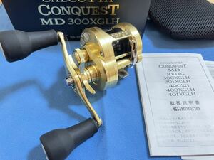 シマノ SHIMANO カルカッタ コンクエスト MD 300XGLH CALCUTTA CONQUEST 300XGLH 極美品。