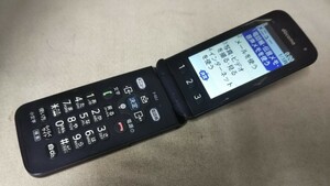 D4959 docomo SIMフリー らくらくホン F-02J FUJITSU 4Gガラホ 簡易確認＆簡易清掃＆初期化OK 判定○ WebにてSIMロック解除手続受付済み