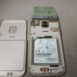 D4962 docomo SIMフリー らくらくホン F-02J FUJITSU 4Gガラホ 簡易確認＆簡易清掃＆初期化OK 判定○ WebにてSIMロック解除手続受付済みの画像7