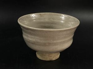 【福蔵】萩焼 茶碗 在銘 萩福寿 茶道具 径12.7cm