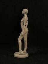 【福蔵】西洋美術 置物 美人 裸婦 ヌード 樹脂製 少女 女神 女性 高15.3cm_画像3