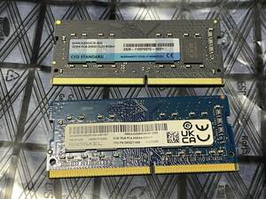 ノートPC用　メモリ DDR4-3200 8GB2枚　合計16GB　管理番号m001