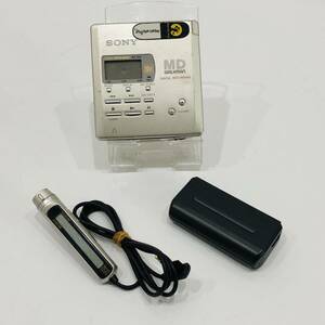 ●動作品 ソニー MZ-R55 MDウォークマン SONY WALKMAN Digital MEGA BASS ポータブルMDプレーヤー 音響機器 オーディオ N661