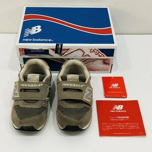 ●ニューバランス FS996CAI 996 スニーカー 15cm new balance グレー キッズ 子ども シューズ 靴 S2853