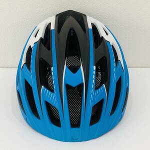 ●HT-19 サイクル ヘルメット Mサイズ shinmax ブルー 57～61cm サイクリング ロードバイク M1518
