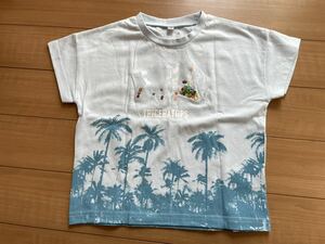 ★未着用新品！トリケラトプス×スパンコールがおしゃれ！半袖Tシャツ　トップス　110☆送料140円★