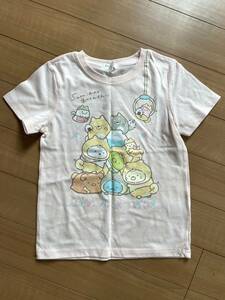 ★未着用新品！すみっコぐらし☆カラフルなプリントがかわいい！半袖Tシャツ　130☆送料185円★