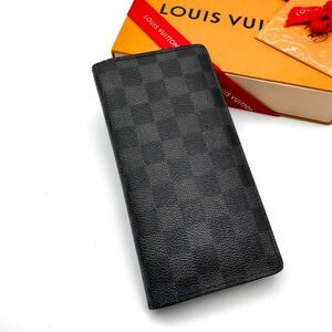 LOUIS VUITTON ルイヴィトン ダミエ グラフィット ポルトフォイユ ブラザ 02 長財布 メンズ N62665