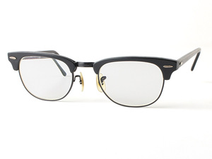 E16129 Ray-Ban レイバン メガネ フレーム 眼鏡 度入り ブラック×クリア 黒 RB5154-2077 アイウェア クラブマスター 49□21 140