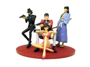 16359 美品 Lupin the Third ルパン三世 ルパンファミリー ルパン一味 フィギュア 4体 セット コレクション ルパン 次元 五右衛門 峰不二子