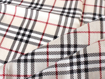 E16311 未使用 BURBERRY バーバリー ノバチェック柄 スカーフ ハンカチーフ ベージュ×ブラック系 _画像5