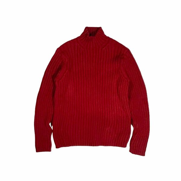 old gap mock neck cotton knit sweater