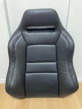 ★美品★ レカロ SR-3用 Artina シートカバー 黒レザー 合成皮革 SR3 RECARO セミバケ ジムニー スレや汚れ対策に レカロ SR-2 SR2_画像2