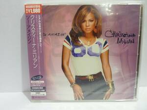 国内盤未開封ボーナストラック　ステッカー【CD】CHRISTINA MILIAN　SO AMAZIN'　クリスティーナ・ミリアン【未開封新古品】UCIL-9034