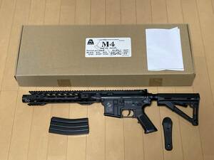 電動ガンdouble bell ダブルベル　M4 NIGHT RAILタイプ M-LOKハンドガード 中古品　検　東京マルイ　mp5 sig 