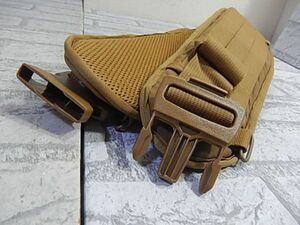 V63 希少！サイズM ◆サブベルト コヨーテ MOLLE ベルト パッド入り◆米軍◆サバゲー！