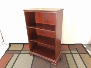 [ the US armed forces discharge goods ]* bookcase book shelf book case open rack antique Vintage America furniture (240) *BC18GM-3#24