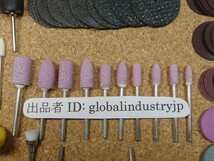 globalindustryjp専用 新品大量282個 2.35mm軸 ミニルータービット ドレメル/プロクソン用 コレットキャップ付 小分袋入_画像7