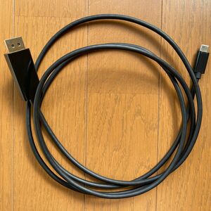 USB-C USB Type-C to DisplayPort ケーブル 1.8m ピアノブラック