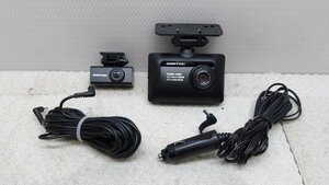 中古 COMTEC コムテック ZDR-015 前後カメラ ドライブレコーダー ドラレコ (棚1223-310)