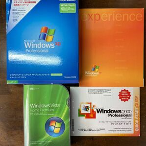 windows xp vista 2000 Professional Home マイクロソフト