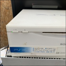 2台セット SONY ソニー PSX 本体 シルバー DESR-7000 DESR-7500 ゲーム機/ジャンク扱い/傷・汚れ有_画像3