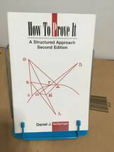 How to Prove It: A Structured Approach(2nd Edition) by Daniel J. Velleman_画像1