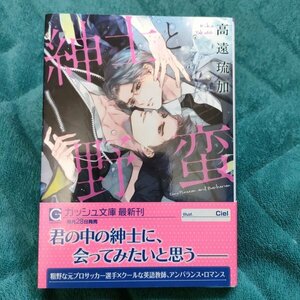 高遠琉加　紳士と野蛮　 文庫★