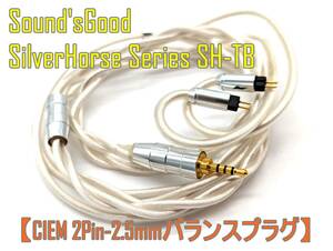 【VGP受賞】Sound'sGood SilverHorse Series SH-TB【CIEM 2Pin-2.5mmプラグ】【ジャンク扱品】《管理番号：240401-11》