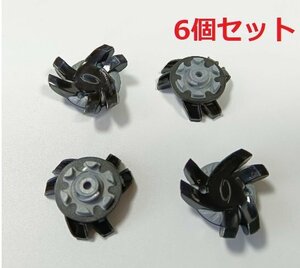 特価☆ゴルフスパイク　スパイク鋲 黒/灰　６個セット　fasttwist3.0/Ｔ-Lok/fasttwist/SLIM-LOK☆新品　