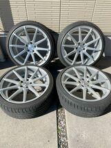 MLJ ハイペリオン CVX 20インチ 245/35R20溝有タイヤ付き コンケイブ_画像1