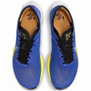 27.5cm 新品 NIKE ZOOMX VAPORFLY NEXT% 3 ヴェイパーフライ ネクスト％ ランニングシューズ マラソン レース ズームX 青 ブルー 黄色 白の画像5