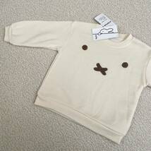 【送料無料】新品★Miffy ミッフィー 裏起毛 スウェット トレーナー 白 キッズ 女の子 110cm_画像2