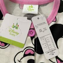 【送料無料】新品★Disney ミニーちゃん 長袖＆半袖Tシャツ 長ズボン パジャマ 90cm_画像7