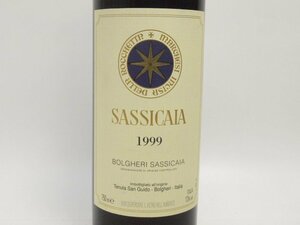 ★★テヌータ・サン・グイド SASSICAIA ボルゲリ・サッシカイア 1999年 750ml/13%★AC20283