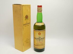 ★★The GLENLIVET グレンリベット 12年 旧ボトル 赤アザミ 750ml/43% 箱付★AKA79909