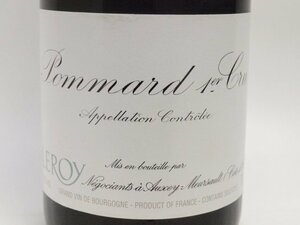 漏れ跡有★★Leroy Pommard 1er Cru ルロワ ポマール プルミエ・クリュ 2007年 750ml/13% (4)★AC17771