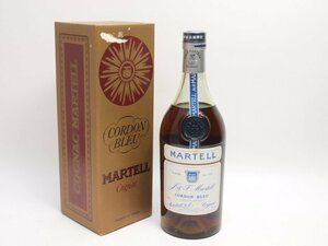 **MARTELL CORDON BLEU Martell koru Don blue old label 700ml/40% box attaching *AUT38037