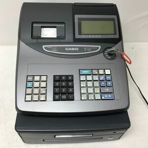 0302A CASIO カシオ 電子レジスター レジ レジスター TE-120 動作確認済み 店舗用 店舗用品 業務用Electronic Cash Register